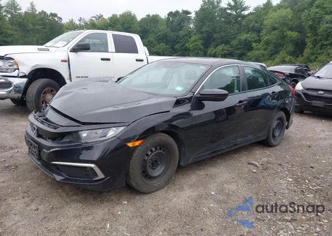 2021 Honda Civic Lx из США, поврежденный, VIN 2HGFC2F62MH548447